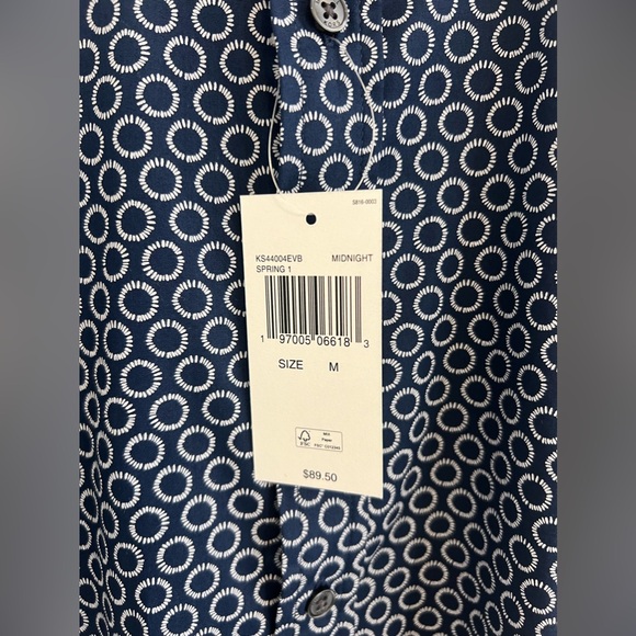 Michael Kors men’s button down In navy - Picture 3 of 8